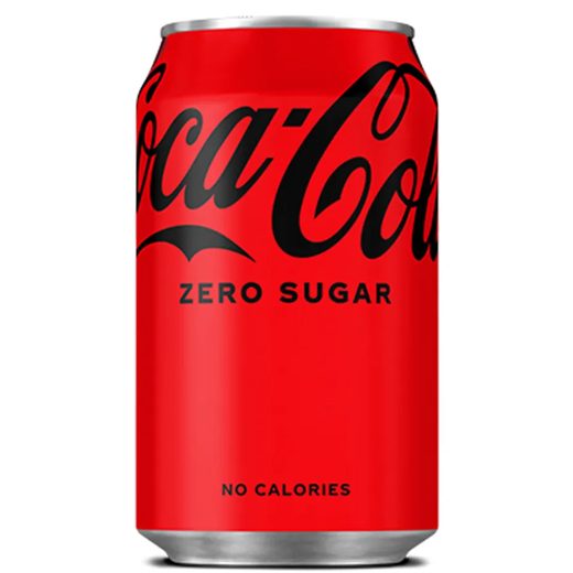 Coca-Cola (origine Bulgarie) Zero Sugar Caffeine Free — 0,33 L (canette slim)
