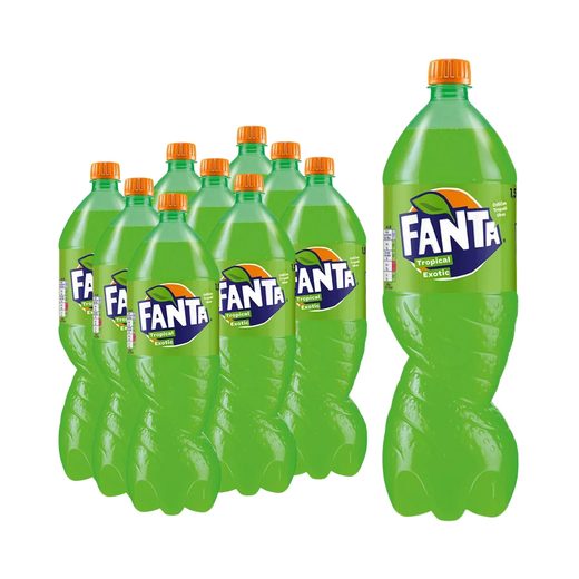 Fanta (origine Bulgarie) Tropical — 1,5 L PET (avec sucre)