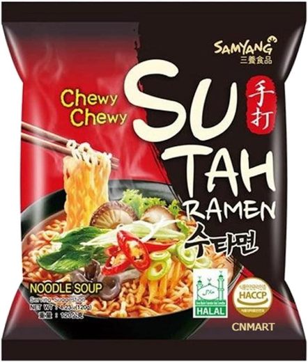 Samyang Buldak Sutah Spicy Beef Noodles (Halal) — 120g x 40 Bags