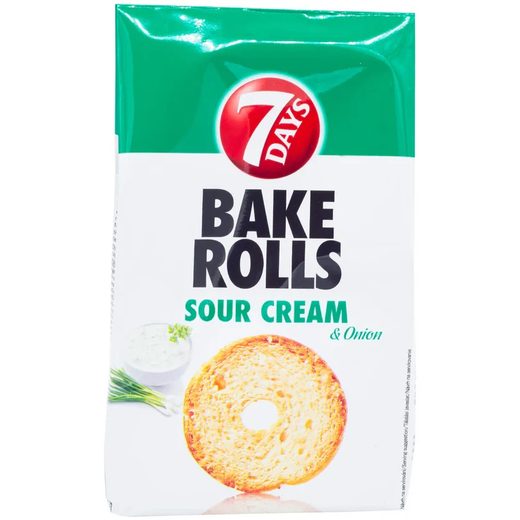 7Days Brioche Sour Cream & Onion 80 g — 12x80g