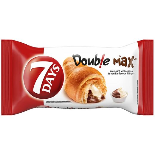 7Days Cocoa & Vanilla Croissant 110 g — 18x110g