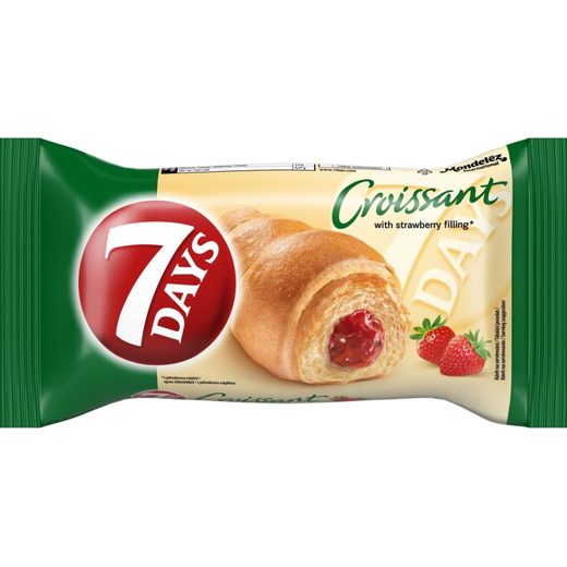 7Days Croissant Strawberry 60 g — 20x60g