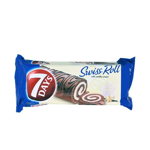 7Days Swiss Rolls Vanilla 200 g — 10x200g