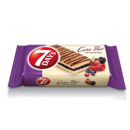 7Days Uncovered Cake Bar Forest Fruits 30 g — 144x30g