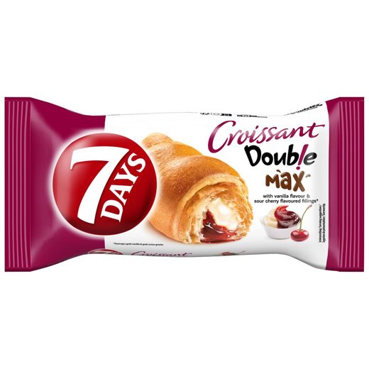 7Days Vanilla & Sour Cherry Croissant 92 g — 20x92g