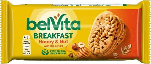 Belvita Duo Nut & Honey 50 g — Carton 20CA
