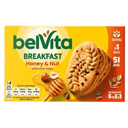 Belvita Honey Nut 225 g — Carton 10CA