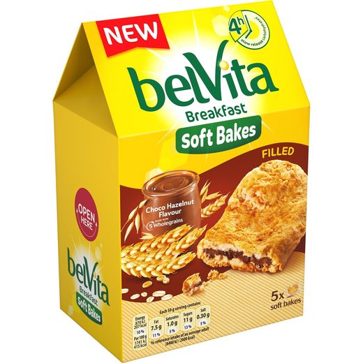Belvita Soft Filled Chocolate 250 g — Carton 10CA