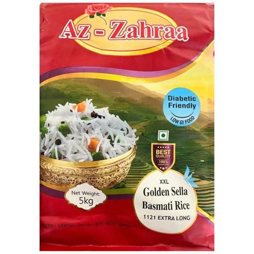 Golden Riz Sella Extra Long Basmati — 5/10/20/40 kg sac en jute