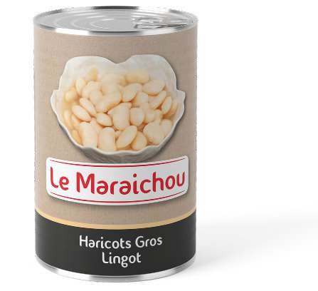 Le Maraichou Grains — Haricots blancs - Gros lingots — 5/1