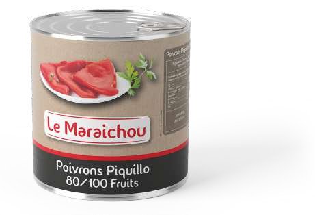 Le Maraichou Poivrons — Poivrons Piquillo entiers 80/100 — 3/1