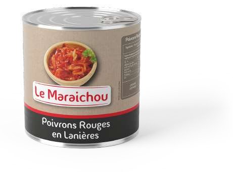 Le Maraichou Poivrons — Poivrons rouges lanières — 3/1, 5/1