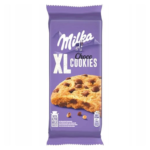 Milka XL Cookie Chocolate 184 g — Carton 10CA