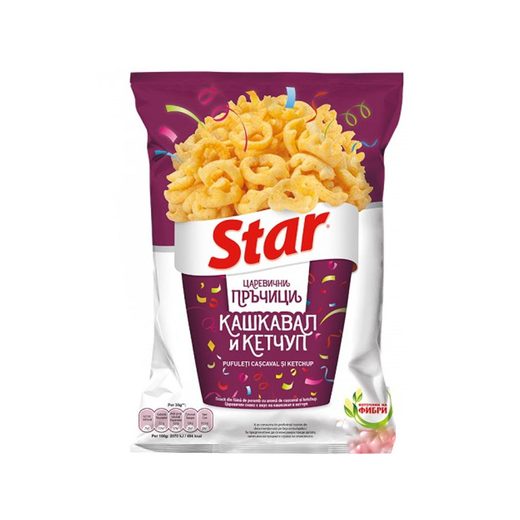 Star Snacks Yellow Cheese (Kashkaval) — 80 g (18 pcs/carton)