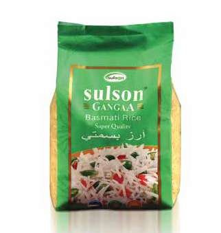 Sulson Ganga Riz Ganga Basmati — 1/5 kg polypouch, 10/20 kg sac non tissé