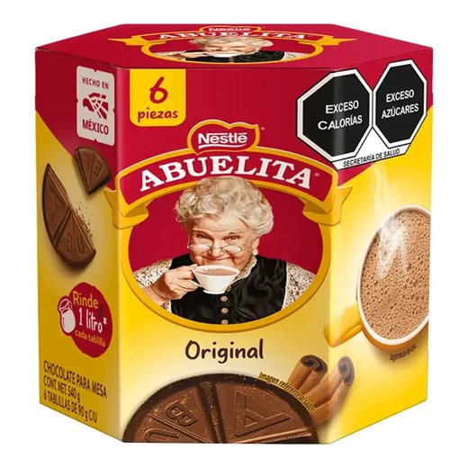 Abuelita Chocolat — Barra — 24 x 6 x 90g