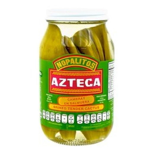 Azteca Légumes — Nopal Entero Frasco — 12 x 460g