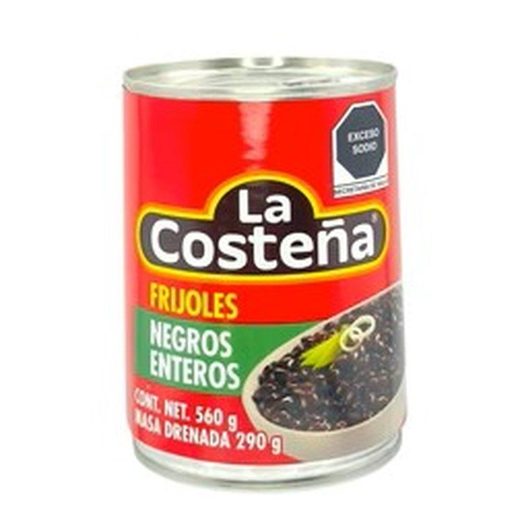 Costena Haricots (frijoles) — Negros Enteros — 12 x 560g