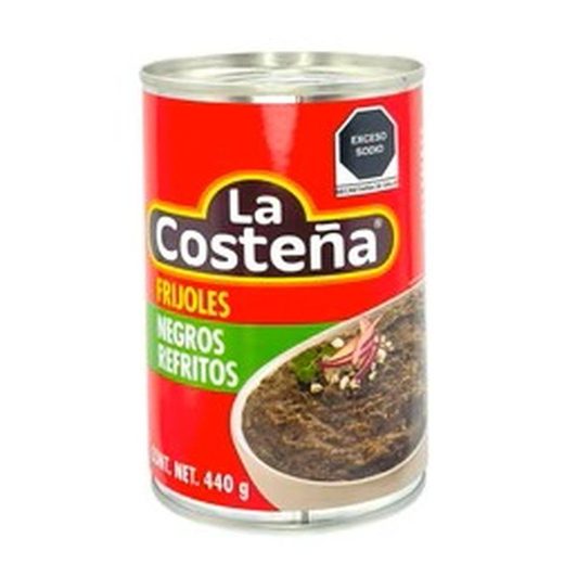 Costena Haricots (frijoles) — Negros Refritos — 12 x 440g
