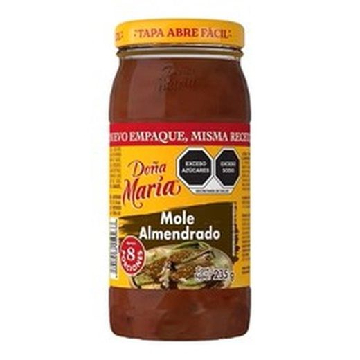 Dona Maria Mole — pâte — Mole Almendrado Vaso — 24 x 235g