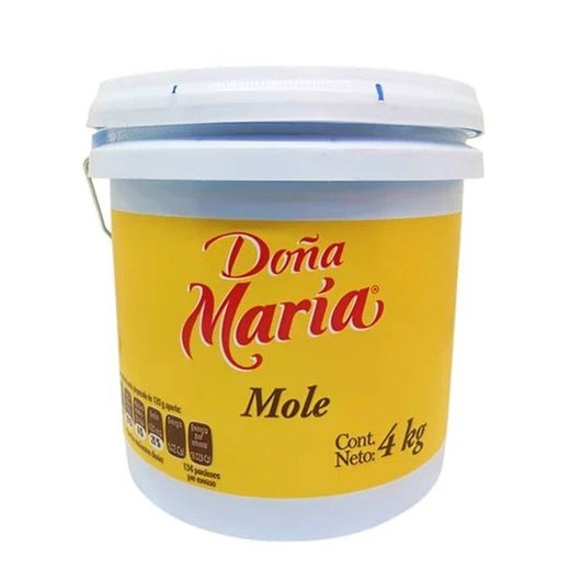 Dona Maria Mole — pâte — Mole Pasta Cubeta — 4 KG