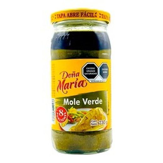 Dona Maria Mole — pâte — Mole Verde Pasta Vaso — 24 x 230g