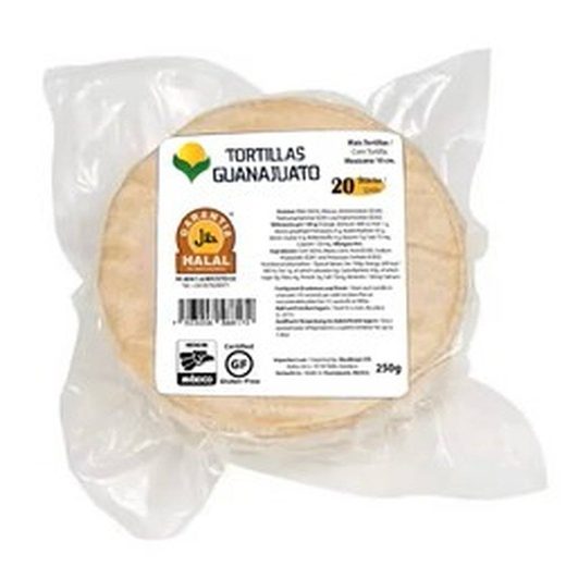 Guanajuato Tortillas — Maiz Guanajuato 250 Gr 10 Cm Blue Corn Street Taco — 40 x 250g