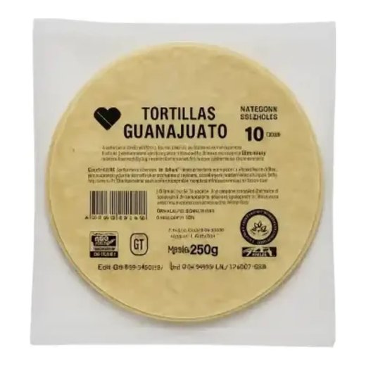 Guanajuato Tortillas — Maiz Guanajuato 250 Gr 15 Cm Amarillas Mexwraps — 40 x 250g