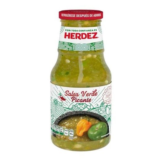 Herdez Salsas — Salsa Verde Glass — 12 x 453g