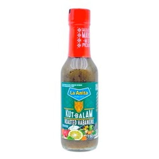 La Anita Sauces piquantes — Habanera Tatemada Verde Kut Balam (Roasted) — 12 x 150ml
