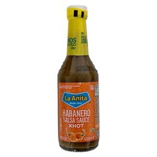 La Anita Sauces piquantes — Habanera Xtra Picante — 12 x 120ml