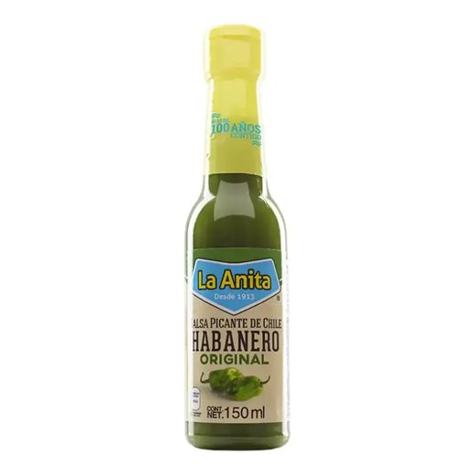 La Anita Sauces piquantes — Habanero Green Pet (EU) — 12 x 150ml