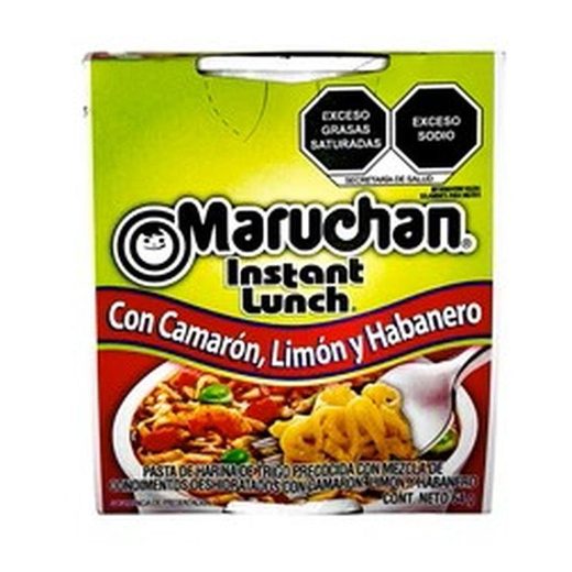 Maruchan Plats préparés — Instant Cup Camaron Limon Habanero (MEX) — 12 x 64g