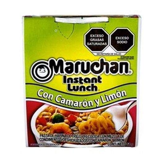 Maruchan Plats préparés — Instant Cup Camaron Y Limon (MEX) — 12 x 64g
