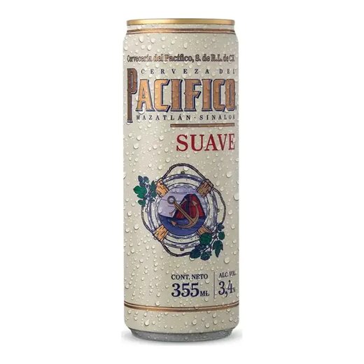 Pacifico Boissons mexicaines — Suave Beer Can — 24 x 355 pieces