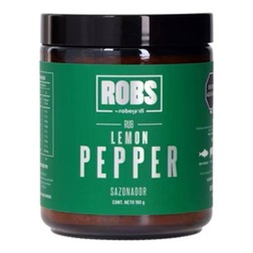 Robs Assaisonnements — Rub Lemon Pepper By Robegrill — 6 x 190g