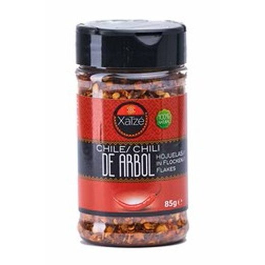 Xatze Chiles — Chile Arbol Hojuelas — 8 x 85g