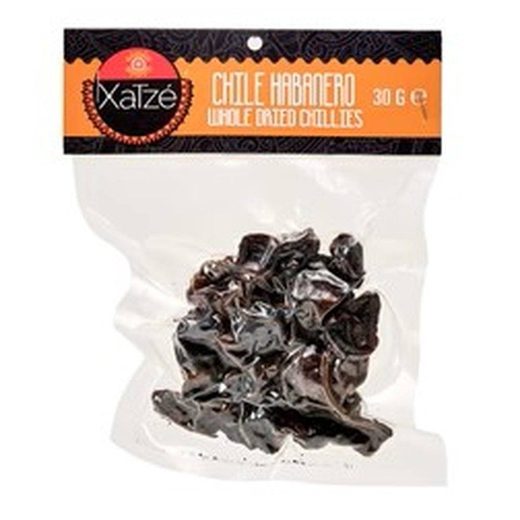 Xatze Chiles — Seco Retail Habanero Vacio — 12 x 30g