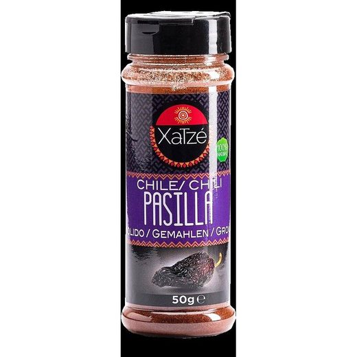 Xatze Poudres de piment — Chile Pasilla Molido — 12 x 50g